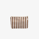 Kado Design - Kosmetiktasche • Natur Streifen Braun - ROSA ECK
