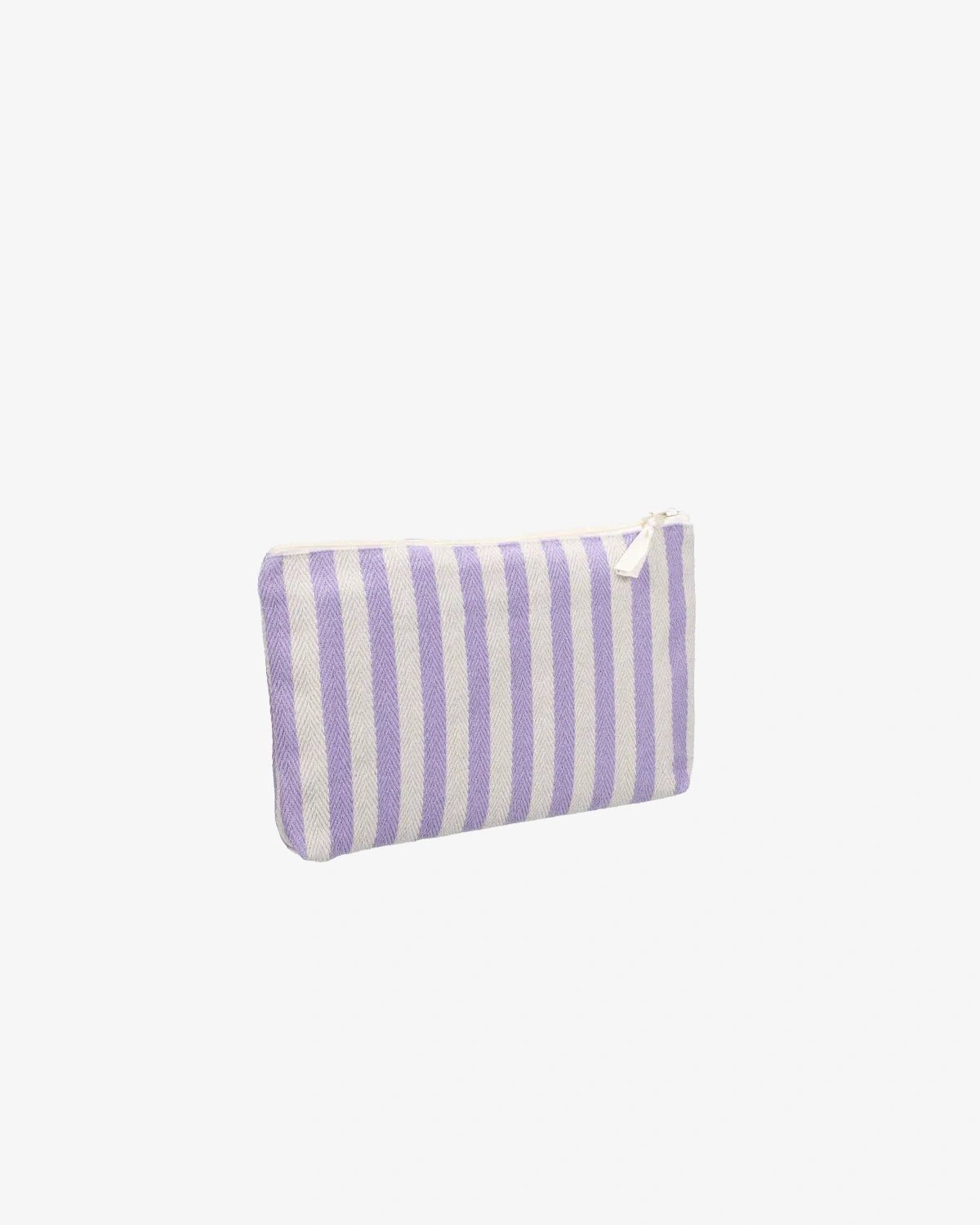 Kado Design - Kosmetiktasche • Natur Streifen Lila - ROSA ECK