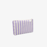 Kado Design - Kosmetiktasche • Natur Streifen Lila - ROSA ECK