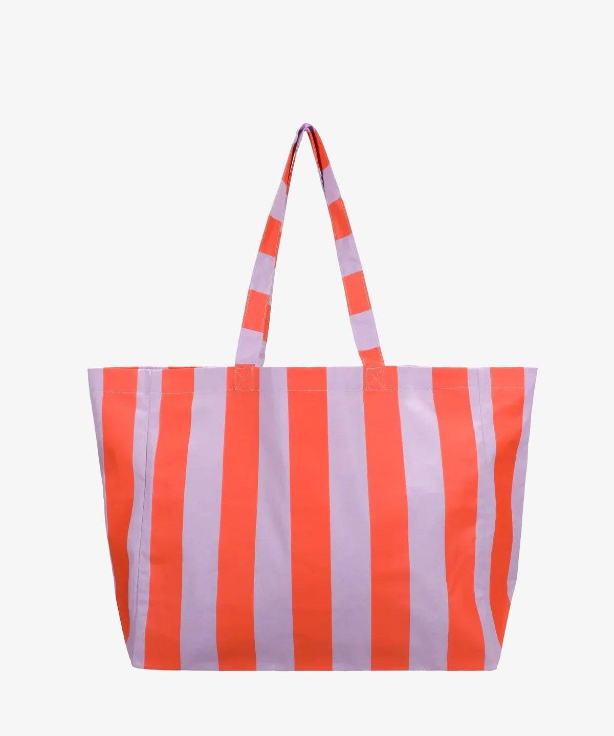 Kado Design - Strandtasche • Orange/Flieder gestreift - ROSA ECK