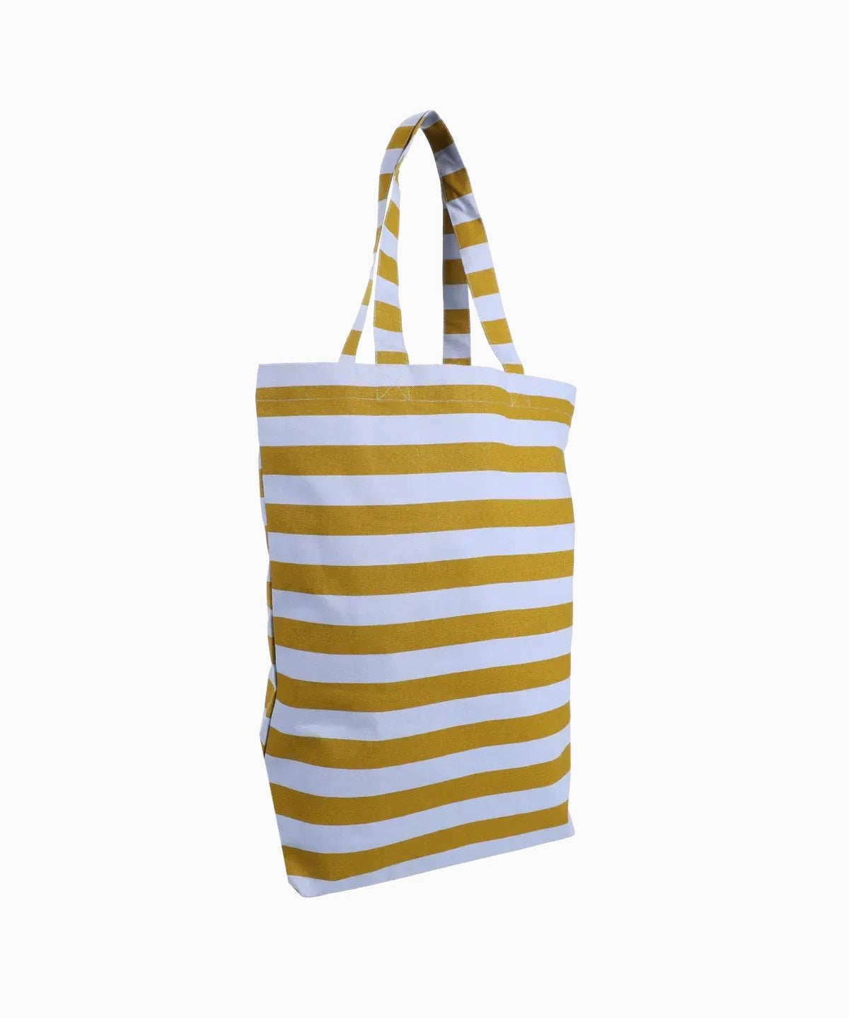 Kado Design - Tragetasche aus Baumwolle • Blau / Grün gestreift - Tasche - ROSA ECK Concept Store