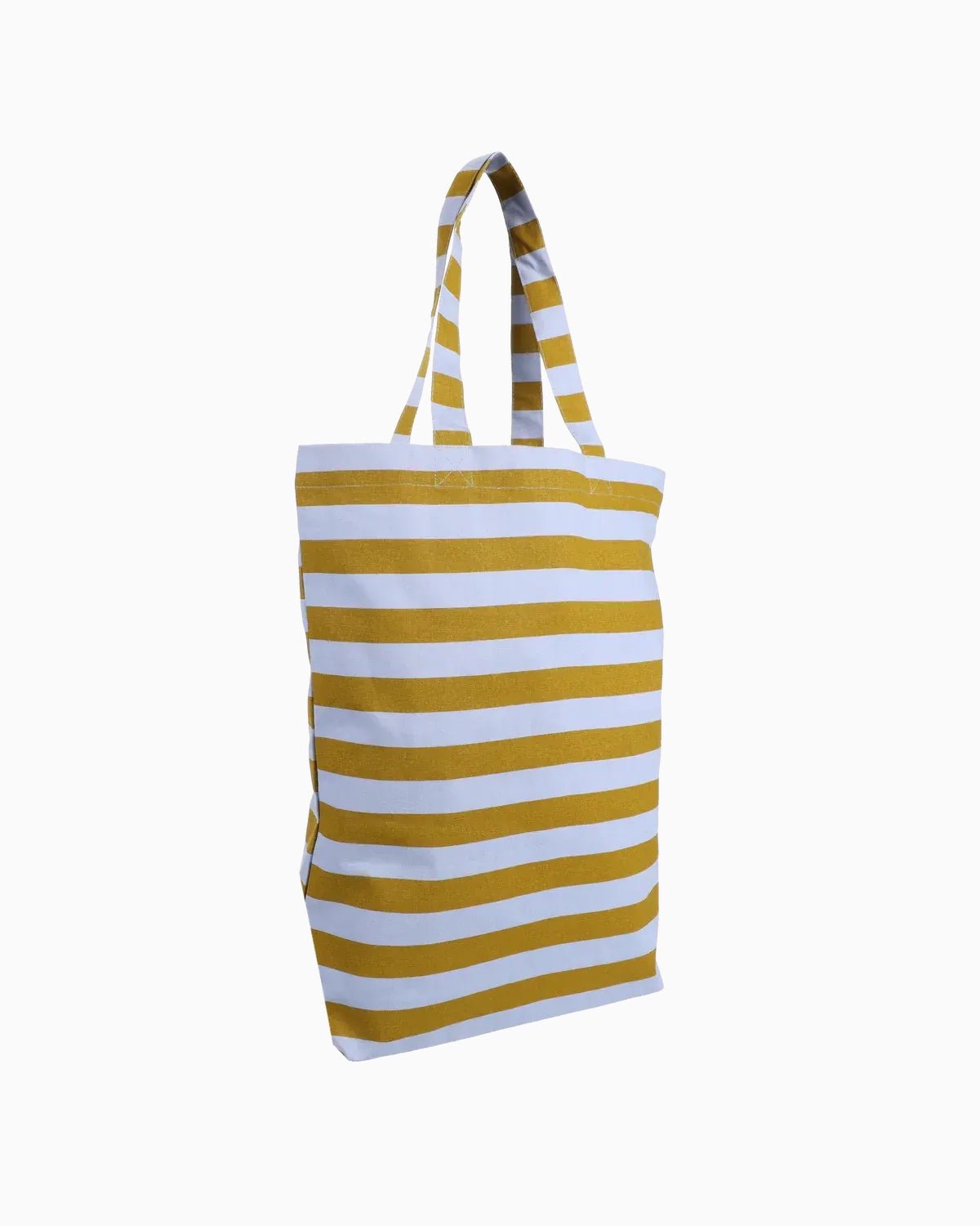 Kado Design - Tragetasche aus Baumwolle • Blau / Grün gestreift - Tasche - ROSA ECK Concept Store