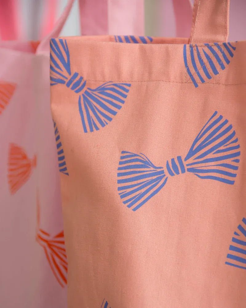 Kado Design - Tragetasche aus Baumwolle • Große Schleife / Rosa - Tasche - ROSA ECK Concept Store