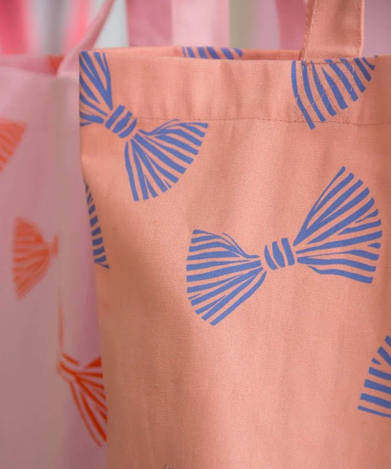 Kado Design - Tragetasche aus Baumwolle • Große Schleife / Rosa - Tasche - ROSA ECK Concept Store