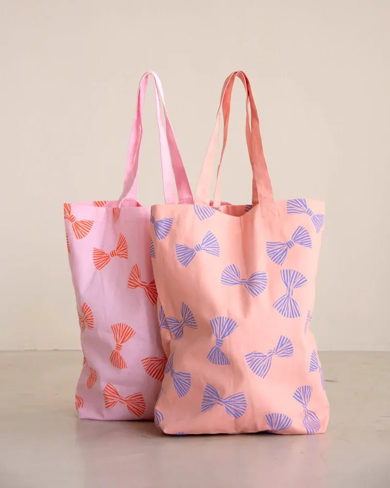 Kado Design - Tragetasche aus Baumwolle • Große Schleife / Rosa - Tasche - ROSA ECK Concept Store
