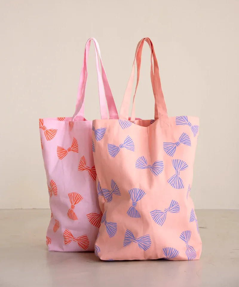 Kado Design - Tragetasche aus Baumwolle • Große Schleife / Rosa - Tasche - ROSA ECK Concept Store