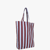 Kado Design - Tragetasche aus Baumwolle • Hellblau + Braun - ROSA ECK