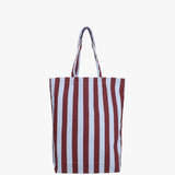 Kado Design - Tragetasche aus Baumwolle • Hellblau + Braun - ROSA ECK