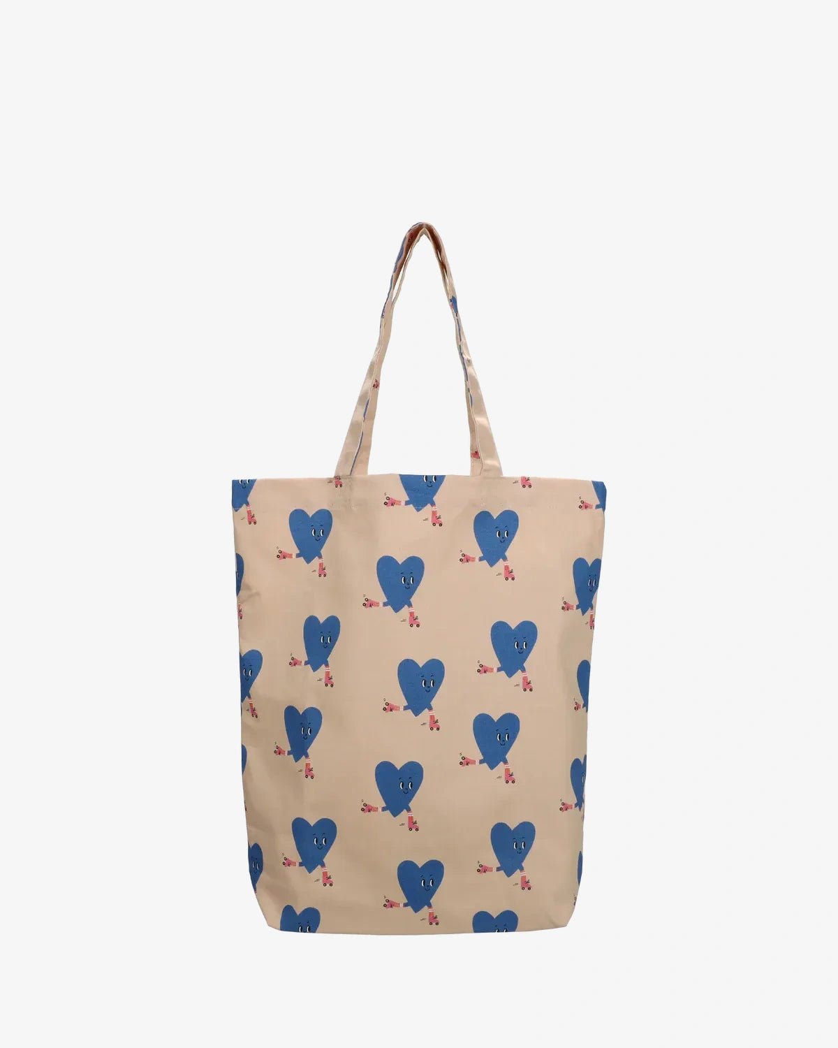 Kado Design - Tragetasche aus Baumwolle • Herzen (Marii Sore) - ROSA ECK