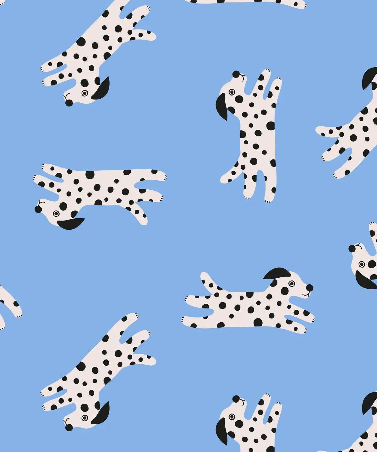 Kado Design - Tragetasche aus Baumwolle • Hunde (Charlotte Janvier) - ROSA ECK