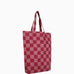 Kado Design - Tragetasche aus Baumwolle • Rot / Dunkelrot kariert - Tasche - ROSA ECK Concept Store