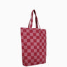 Kado Design - Tragetasche aus Baumwolle • Rot / Dunkelrot kariert - Tasche - ROSA ECK Concept Store