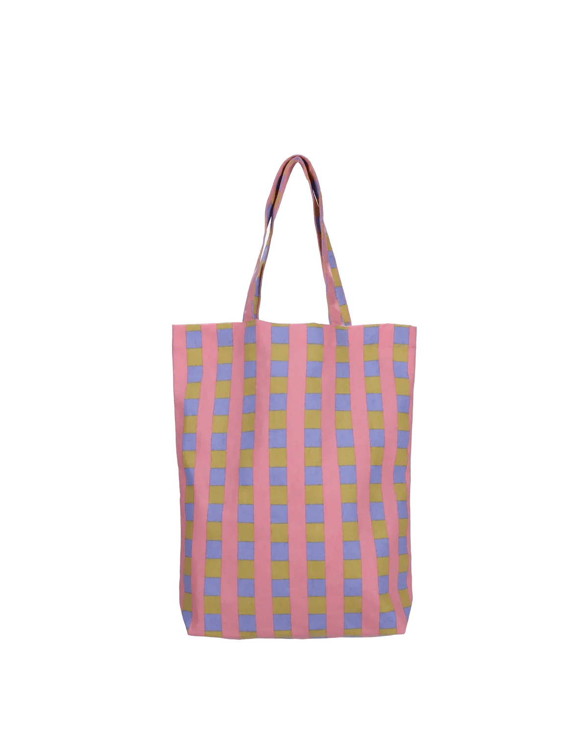 Kado Design - Tragetasche | weave seaweed + grapefruit + cornflower - ROSA ECK Concept Store