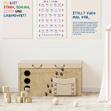 KinderStärken - ICH DARF ALLES SEIN Kinder - Poster (30 x 40 cm) - ROSA ECK