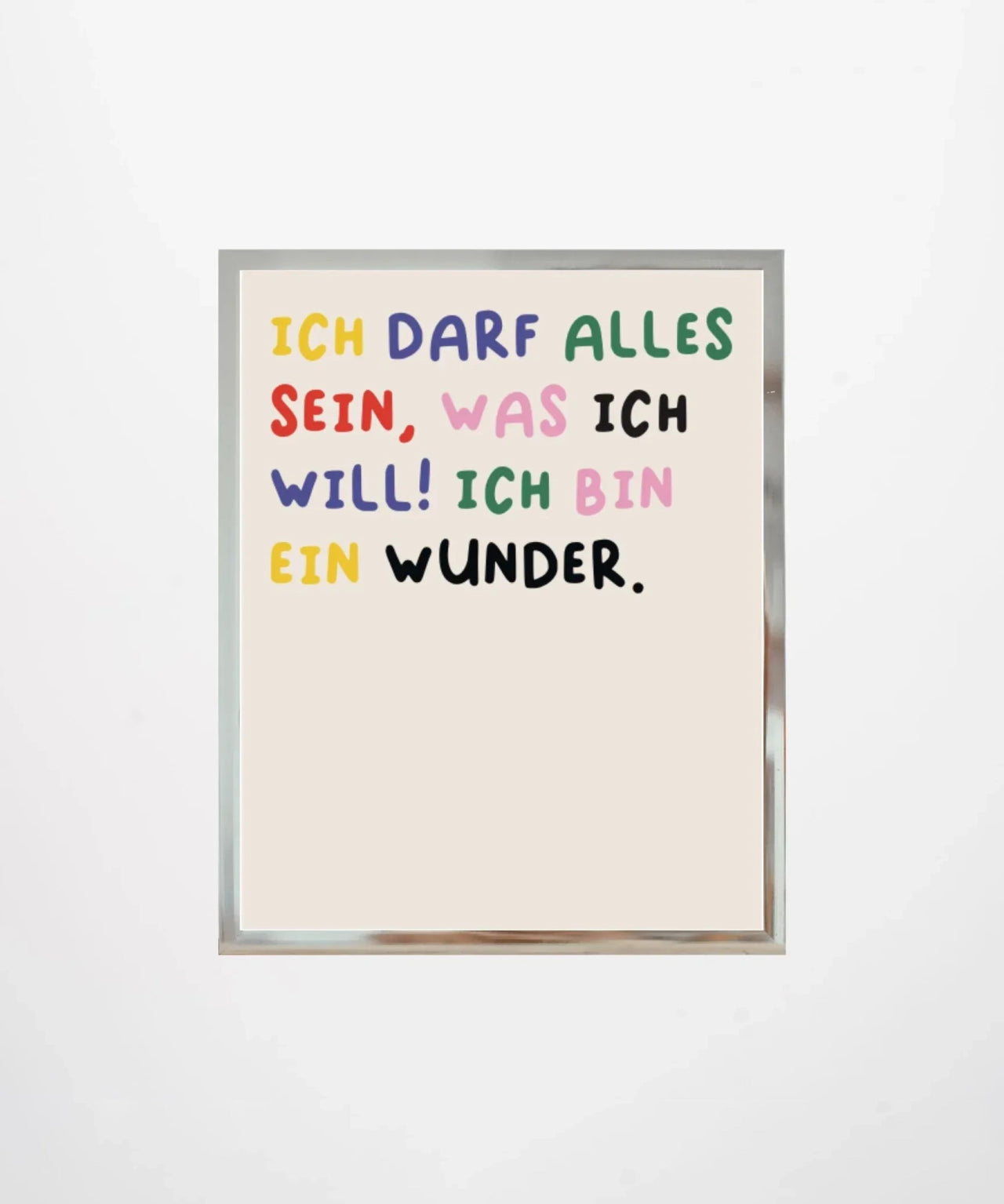 KinderStärken - ICH DARF ALLES SEIN Kinder - Poster (30 x 40 cm) - ROSA ECK