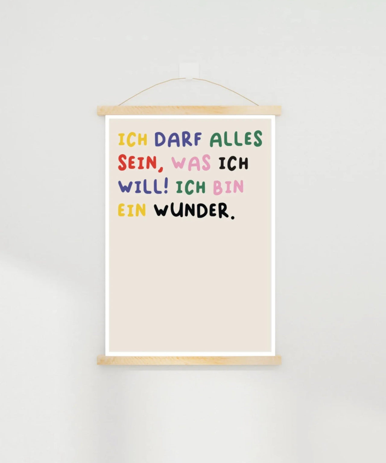KinderStärken - ICH DARF ALLES SEIN Kinder - Poster (30 x 40 cm) - ROSA ECK