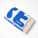 KLEKKS - KLEKKS NO. 11 Wolldecke • Blau - ROSA ECK
