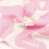 KLEKKS - KLEKKS NO. 11 Wolldecke • Rosa - ROSA ECK
