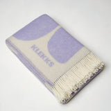 KLEKKS - KLEKKS NO. 32 Wolldecke in Lila - Sofadecke - ROSA ECK