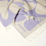 KLEKKS - KLEKKS NO. 32 Wolldecke in Lila - Sofadecke - ROSA ECK