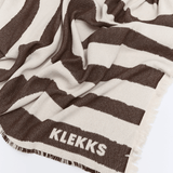 KLEKKS - KLEKKS NO. 34 Leichte Baumwolldecke • Braun - ROSA ECK