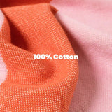 KLEKKS - KLEKKS NO. 5 Baumwolldecke in Rot/Rosa - Sofadecke - ROSA ECK