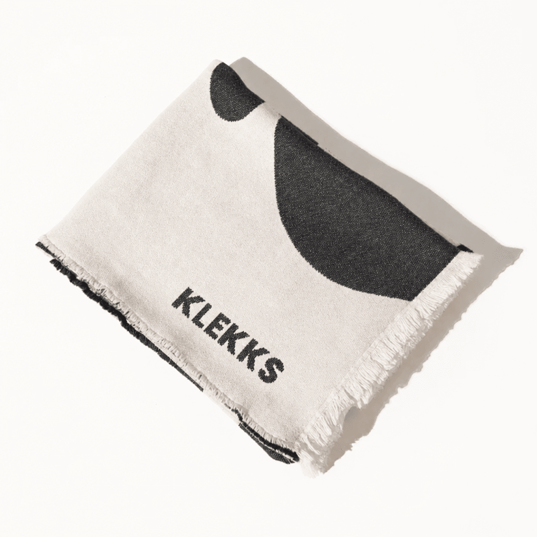 KLEKKS - KLEKKS NO. 8 Leichte Baumwolldecke • Orange - ROSA ECK