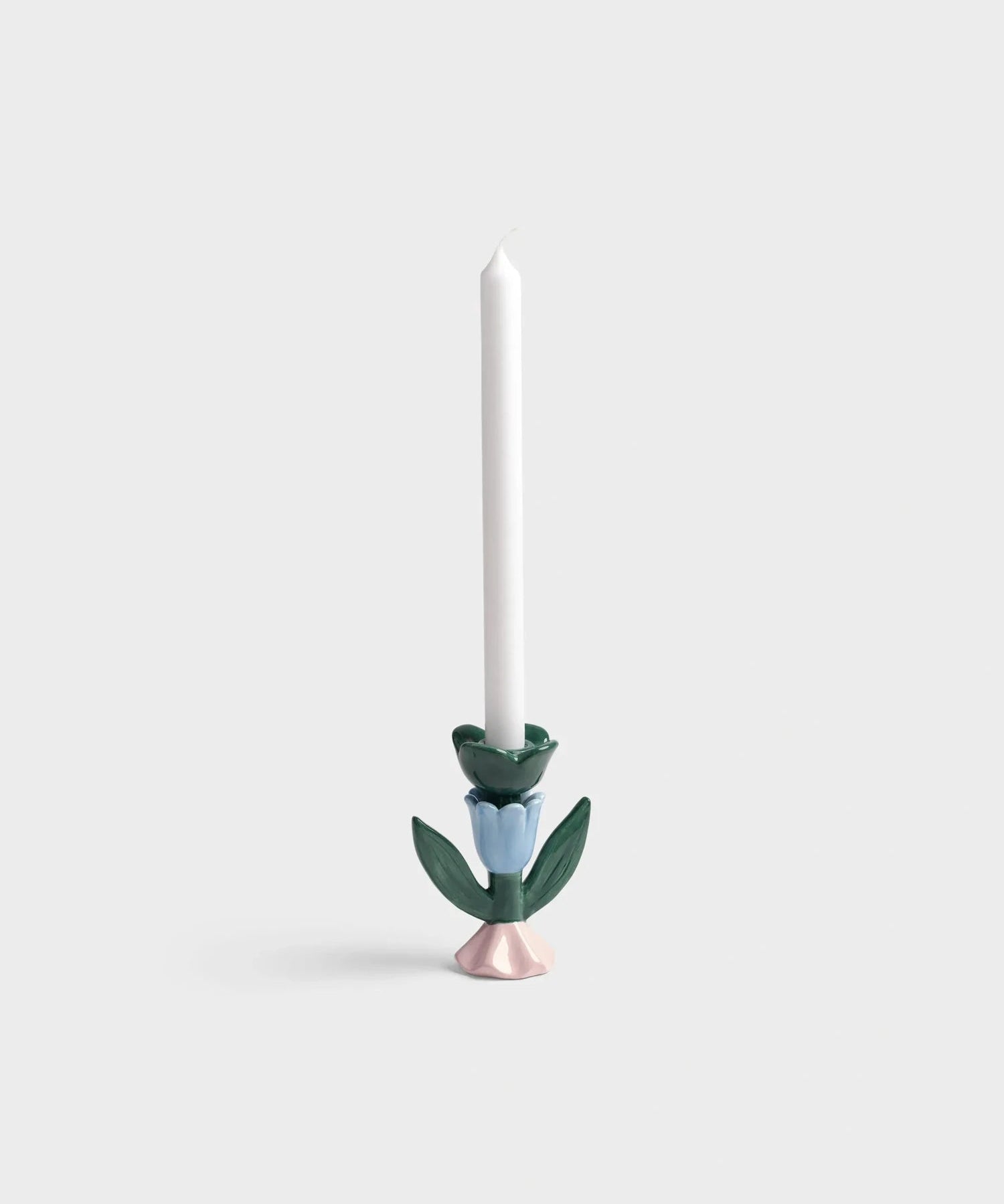 &Klevering - BLUME Kerzenhalter • medium - ROSA ECK