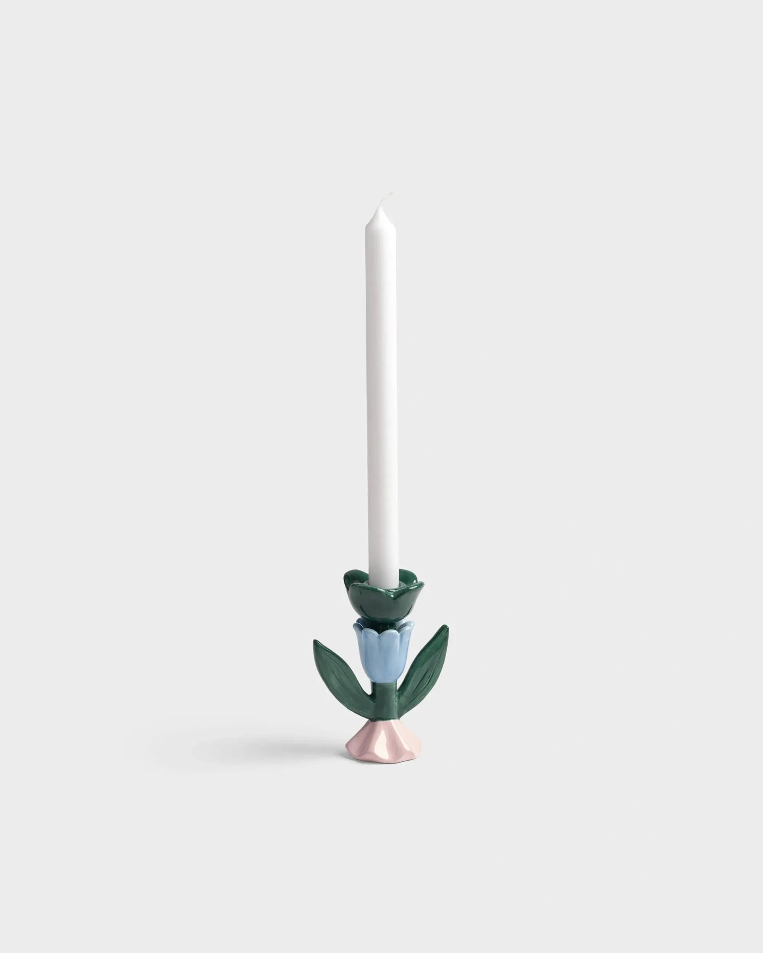 &Klevering - BLUME Kerzenhalter • medium - ROSA ECK