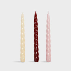 &Klevering - BRAVO Kerze • Reds - ROSA ECK