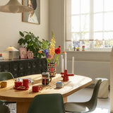 &Klevering - BRUTE Großer Kerzenhalter • Rot - Kerzenständer - ROSA ECK