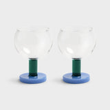 &Klevering - CANTINE Trinkglas • blue - Trinkglas - ROSA ECK Concept Store