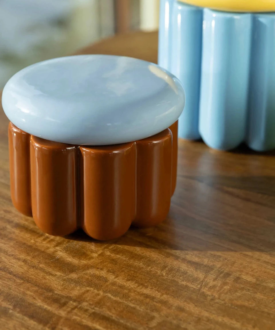 &Klevering - CHARLO Aufbewahrungsdose • Braun - ROSA ECK