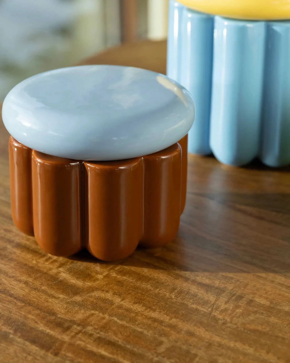 &Klevering - CHARLO Aufbewahrungsdose • Braun - ROSA ECK