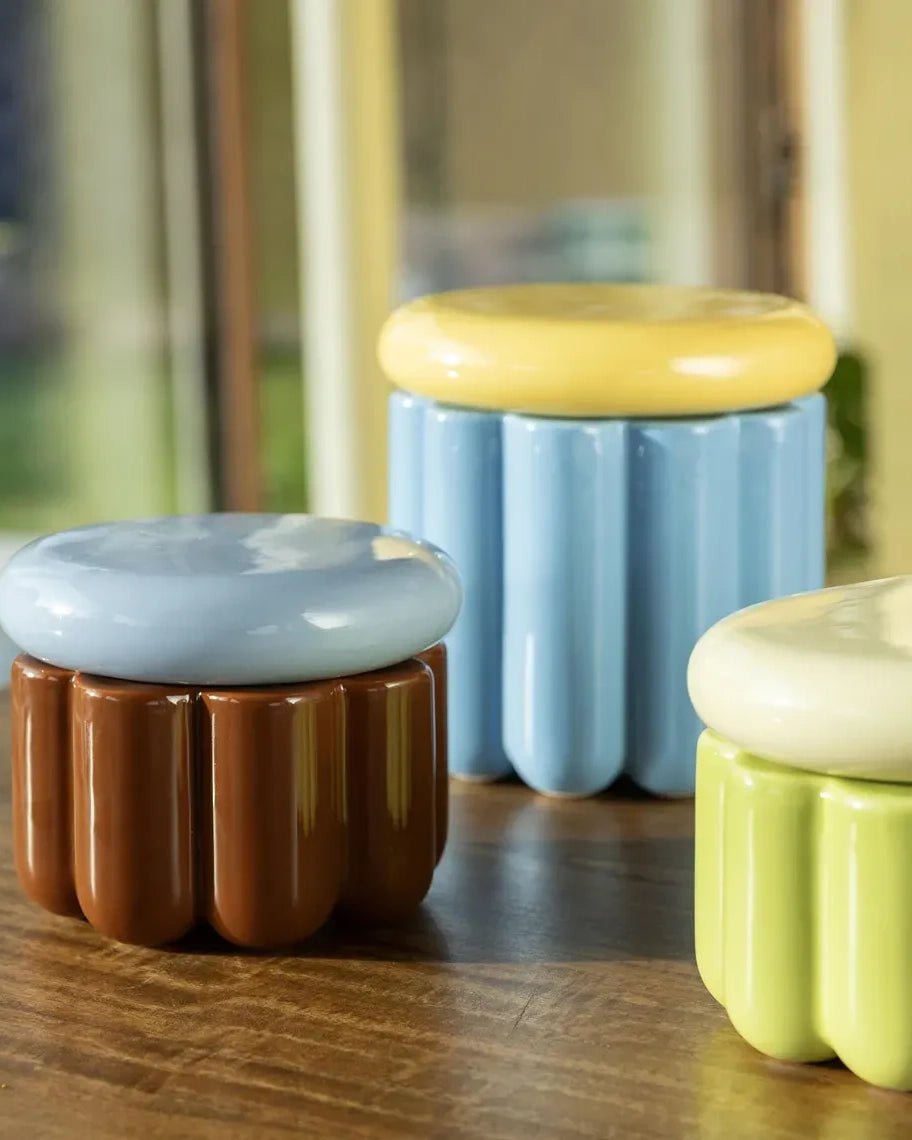 &Klevering - CHARLO Aufbewahrungsdose • Braun - ROSA ECK