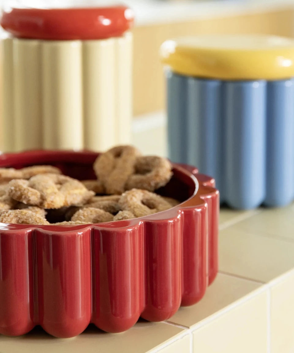 &Klevering - CHARLO Aufbewahrungsdose • Burgunder - ROSA ECK