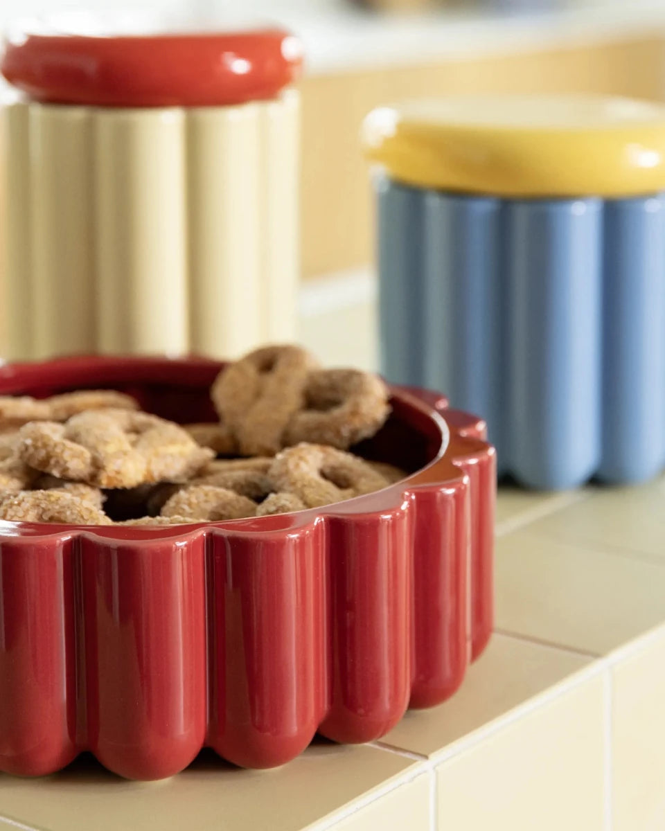 &Klevering - CHARLO Aufbewahrungsdose • Burgunder - ROSA ECK