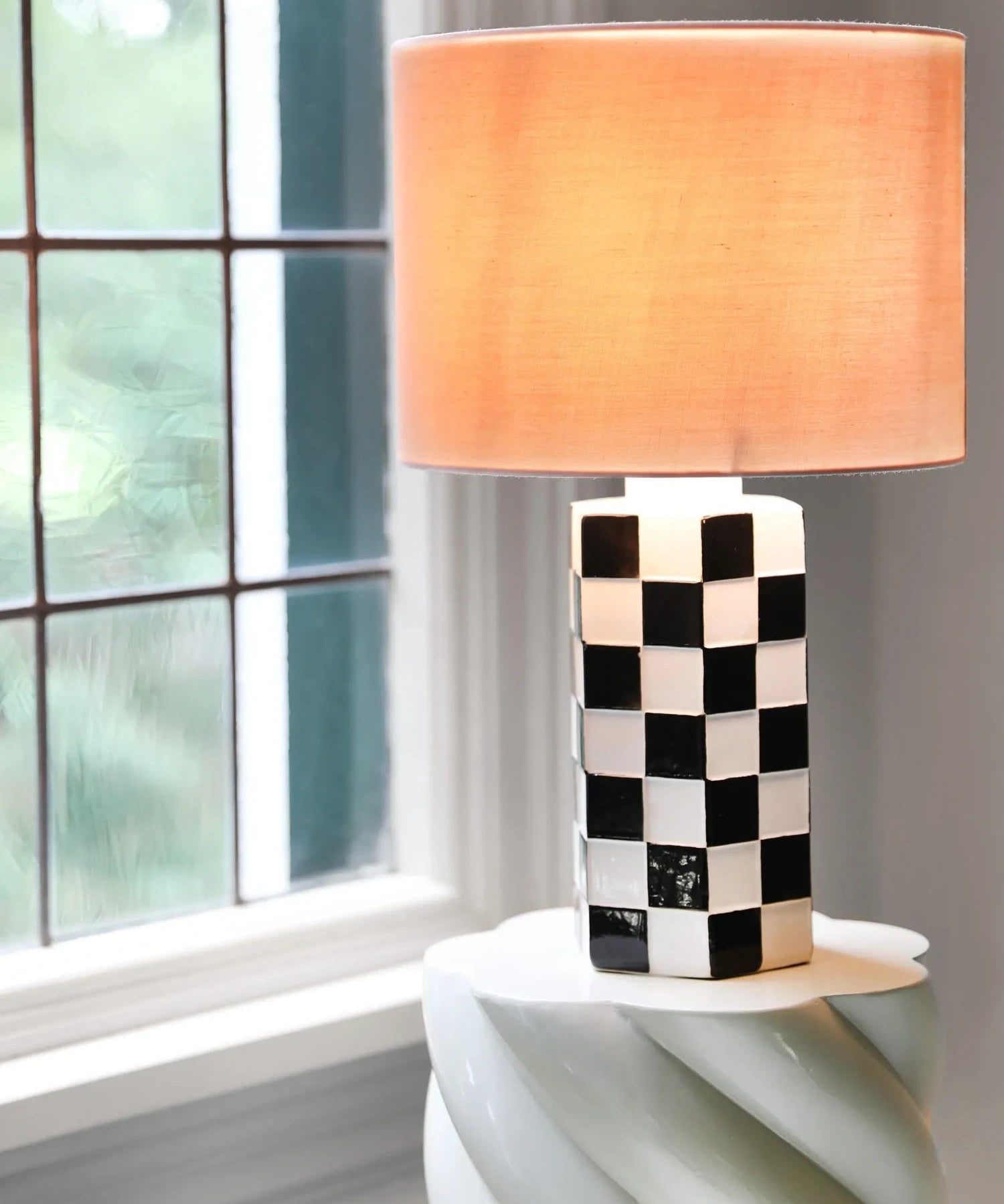 &Klevering - CHECK Tischlampe • black - ROSA ECK