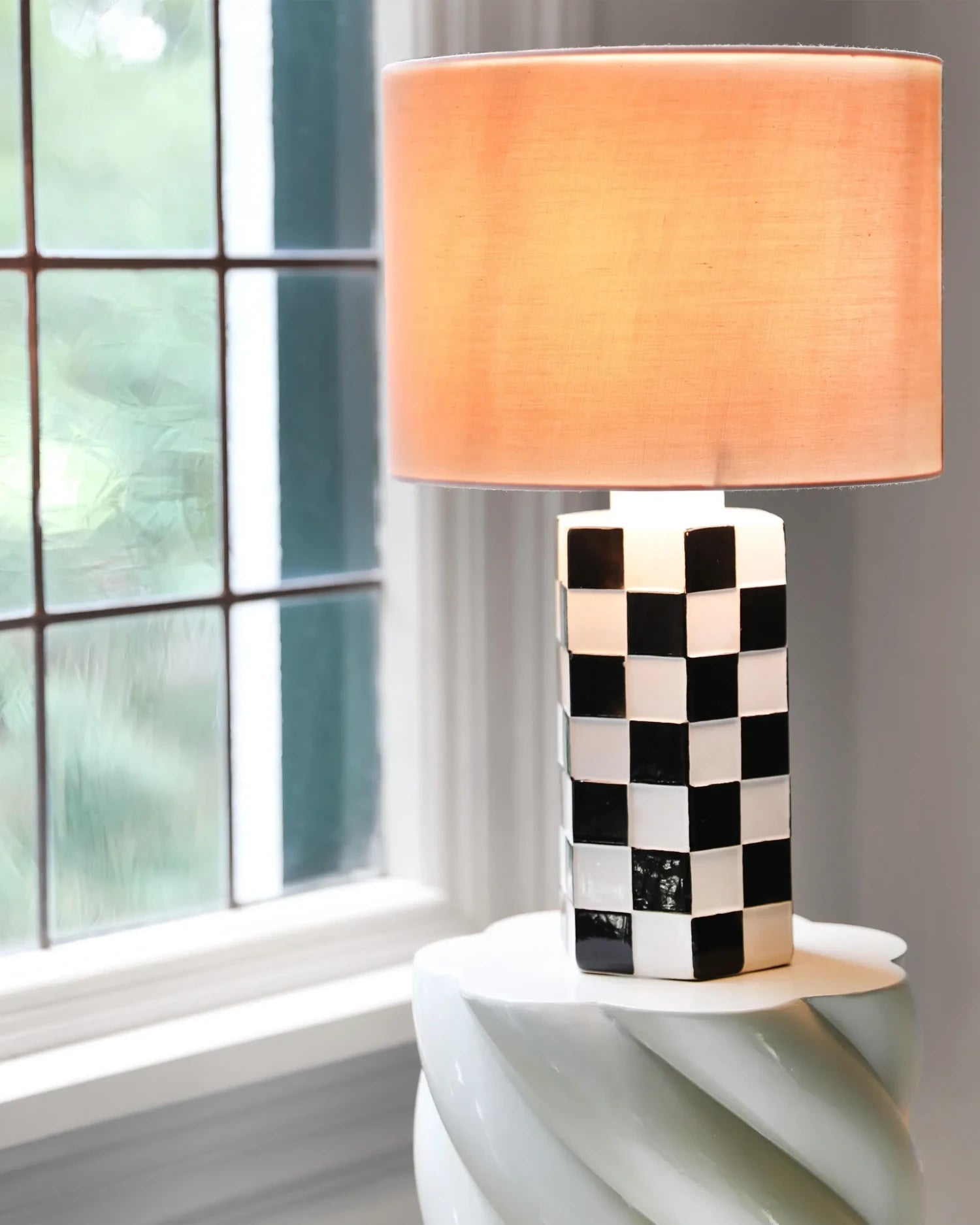 &Klevering - CHECK Tischlampe • black - ROSA ECK
