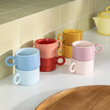 &Klevering - CHIQUITO Tasse | Dunkel - Rosa - Kaffee - und Teetasse - ROSA ECK Concept Store