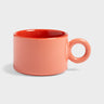 &Klevering - CHIQUITO Tasse | Rosa - Kaffee - und Teetasse - ROSA ECK - 