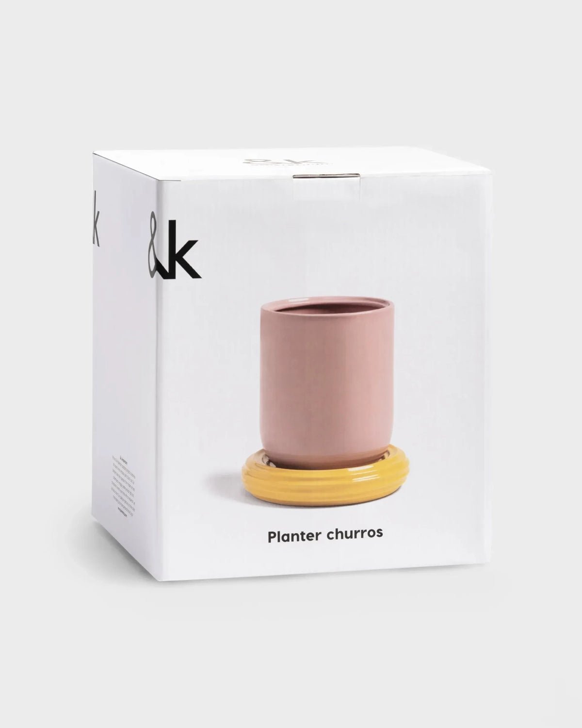 &Klevering - CHURROS Blumentopf | Rosa - Blumentopf - ROSA ECK Concept Store