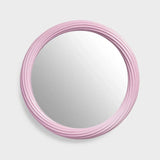 &Klevering - CHURROS Wandspiegel | Pink - Wandspiegel - ROSA ECK - Mirror churros pink