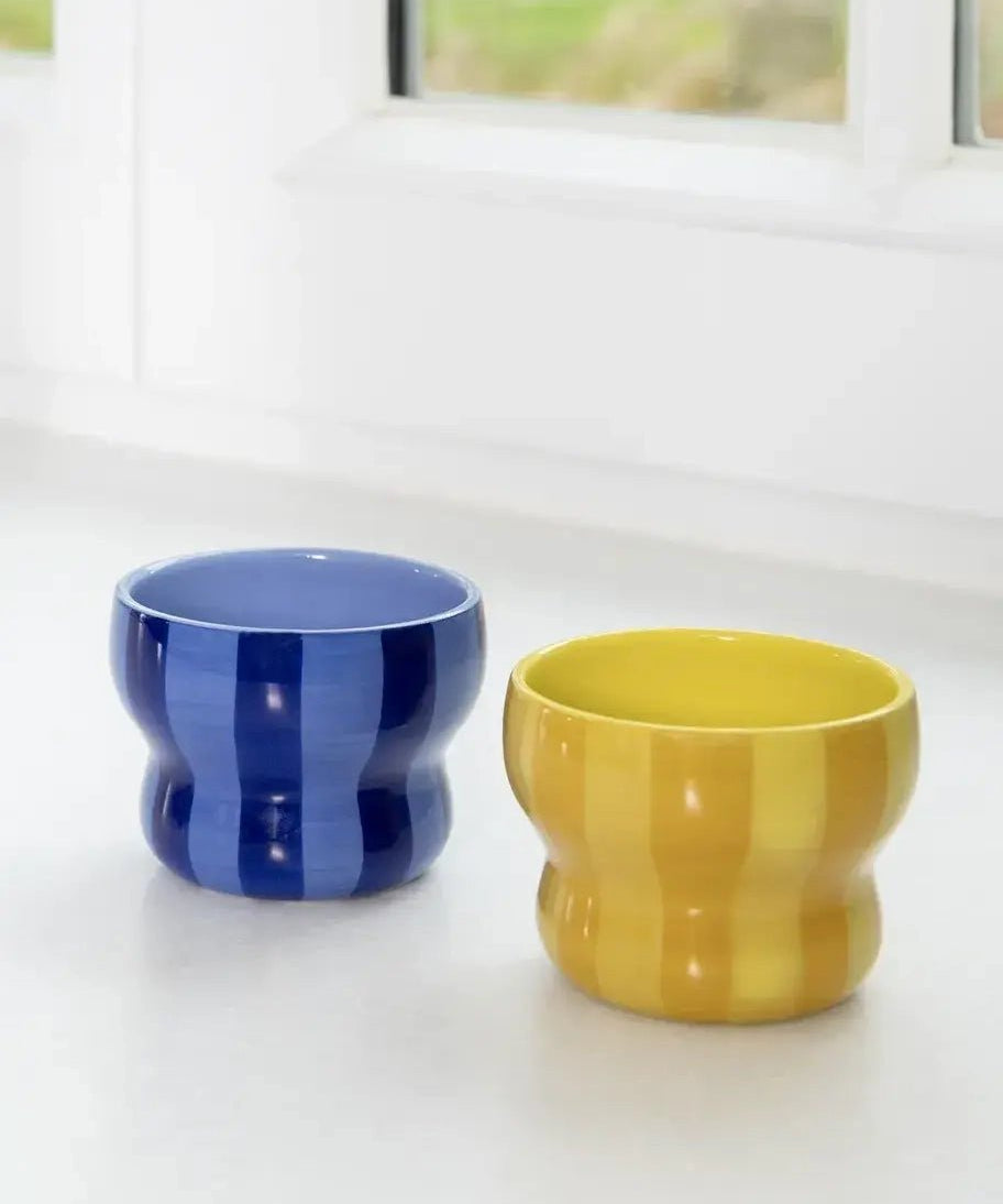 &Klevering - CIRCUS Kleiner Becher (100 ml) | Blau - Kaffee - und Teetasse - ROSA ECK Concept Store