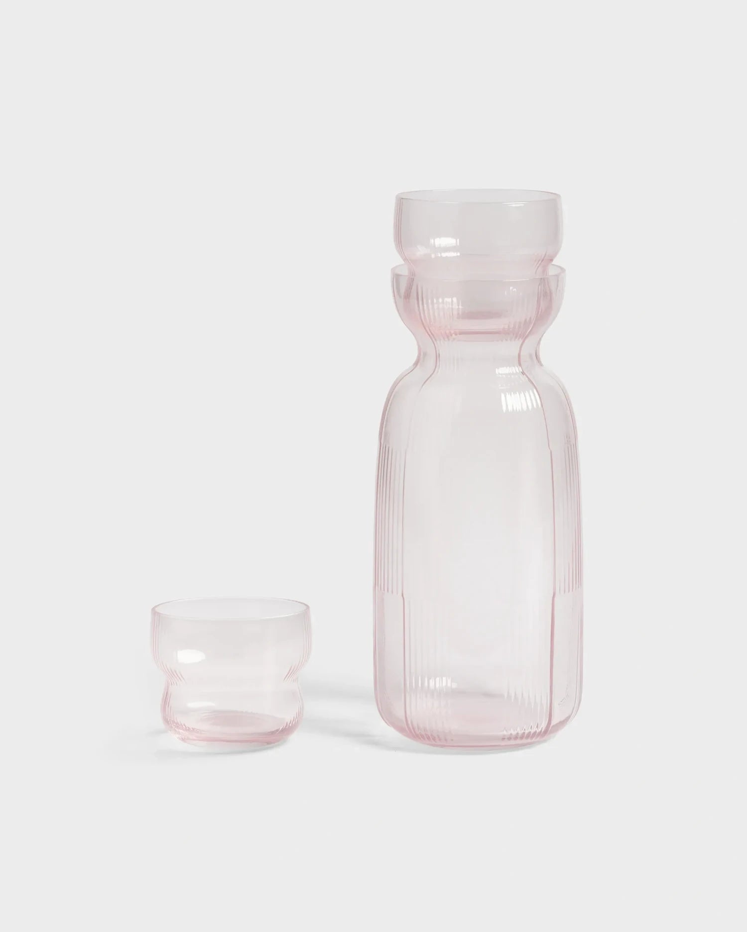 &Klevering - CIRCUS Trinkglas • pink - ROSA ECK