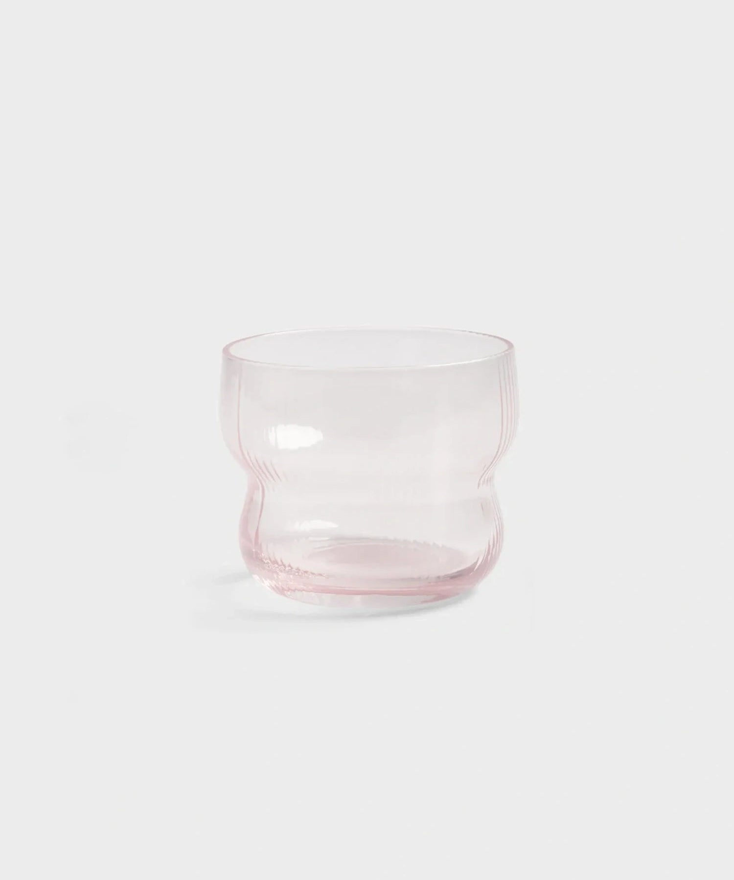 &Klevering - CIRCUS Trinkglas • pink - ROSA ECK