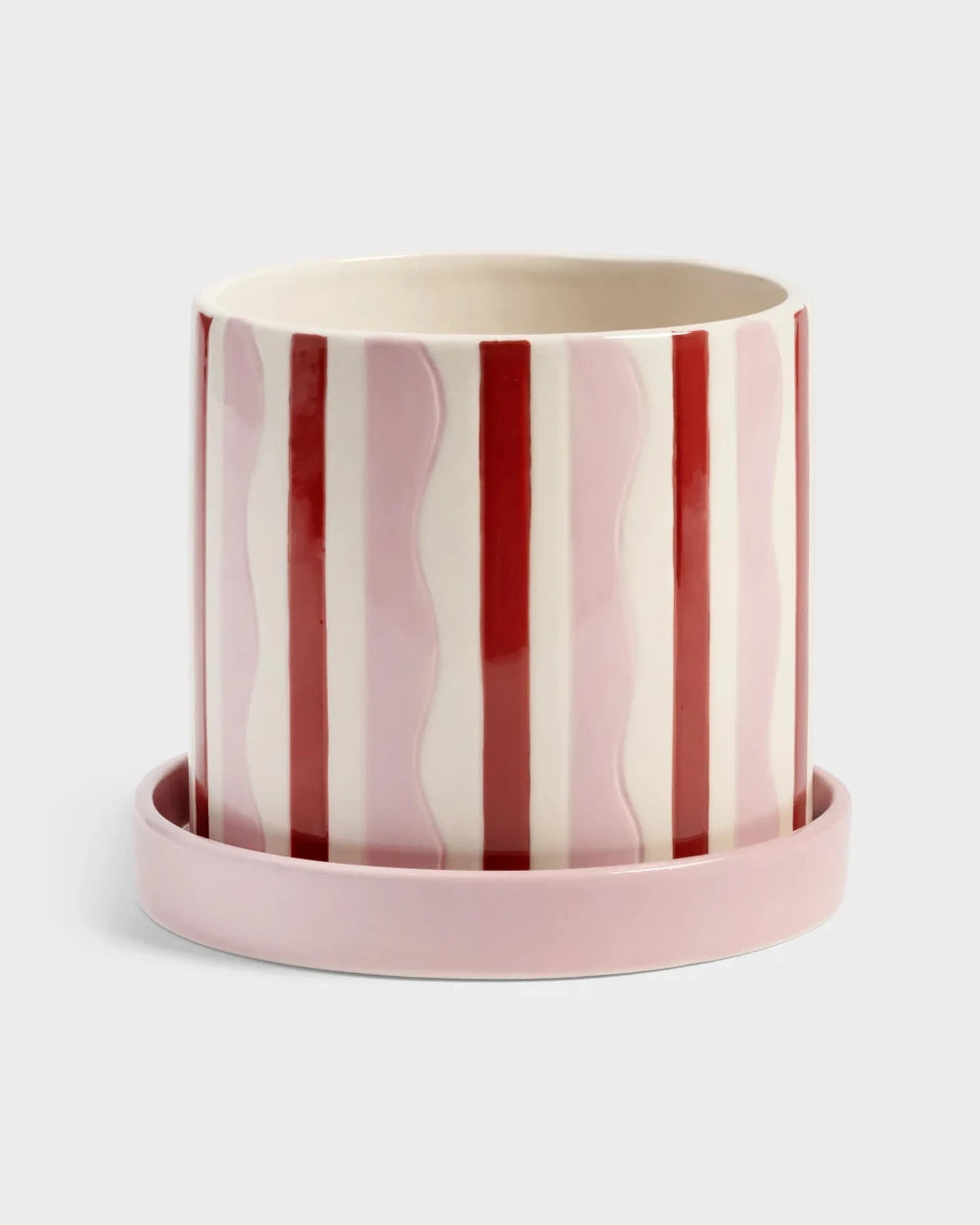 &Klevering - CLASH Blumentopf • Wiggle - ROSA ECK