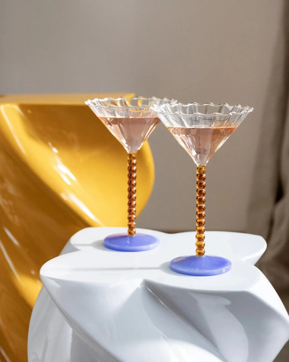 &Klevering - Cocktailglas • Bernstein - ROSA ECK