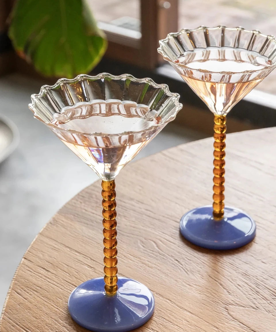 &Klevering - Cocktailglas • Bernstein - ROSA ECK