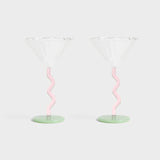 &Klevering - Cocktailglas • Pink - ROSA ECK